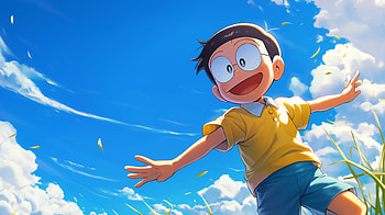 Doraemon's Adventure: Nobita Nobi, Anime, Doraemon, Nobita Nobi HD wallpaper