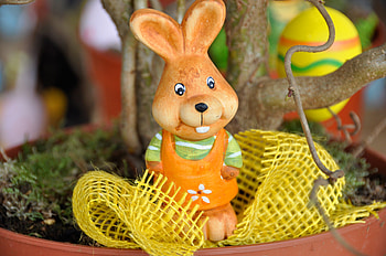Bright, Miscellanea, Miscellaneous, Statuette, Easter Bunny HD wallpaper