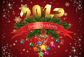 Welcome 2012, christmas, date, year, numbers, new year, nice HD wallpaper