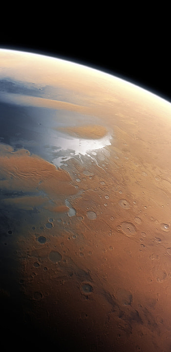 Mars space surface, Planet , Samsung Galaxy S8, background HD phone wallpaper