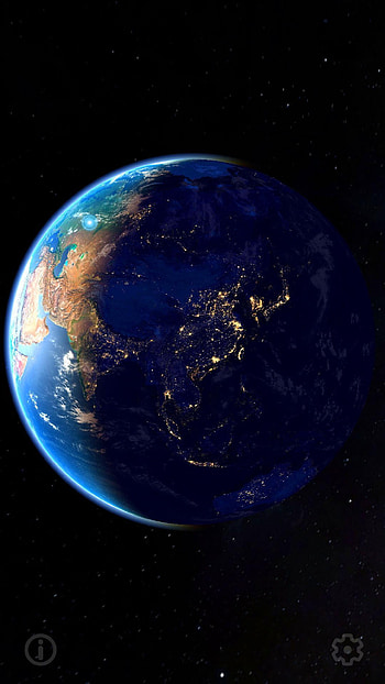 3D Earth & Real Moon. Live . for Android, Planet Earth 3D HD phone wallpaper