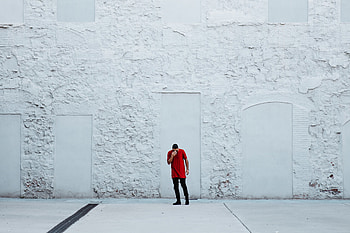 Miscellanea, Miscellaneous, Wall, Human, Person, Contrast HD wallpaper
