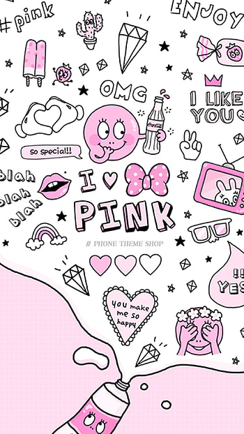 Screen , Background Patterns, , Clip Art, 7, Doodle, Cartoons, Kawaii HD phone wallpaper
