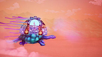 The Artful Escape, Ultra , Cosmic guitar hero, Vibrant background HD wallpaper