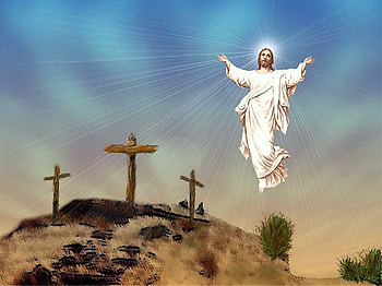 Glory of GOD, god, cross, jesus, christ, resurrection, savior, religion HD wallpaper