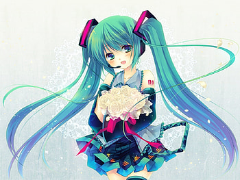 Hatsune Miku, anime, vocaloids HD wallpaper