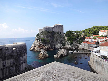 Dubrovnik fort Bokar, Fort Lovrijenac, The Lady Travels HD wallpaper