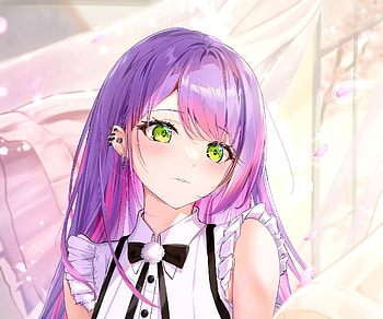 Tokoyami Towa, hololive, Tokoyami Towa, Anime, Virtual Youtuber HD wallpaper