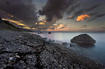 Sunset, clouds, nature, amazing HD wallpaper