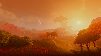 Lightyear Frontier Game Scenic Sunset, video game, Lightyear Frontier HD wallpaper