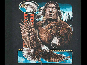 cd eagle warrior, indian, eagle, bear, warrior HD wallpaper
