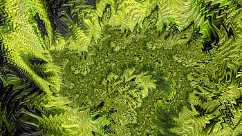 Trippy Psychedelic Fractal, trippy, psychedelic, trance, green, Abstract, fractal, abstract green HD wallpaper
