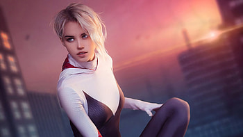 Shirogane Sama Gwen Stacy Cosplay, shirogane-sama, gwen-stacy, superheroes, cosplay, girls HD wallpaper