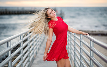 Unknown Model, babe, lady, model, blonde, woman HD wallpaper
