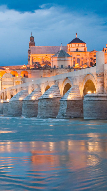 Great Mosque of Cordoba, Mosque of Cordoba, Bridge HD phone wallpaper