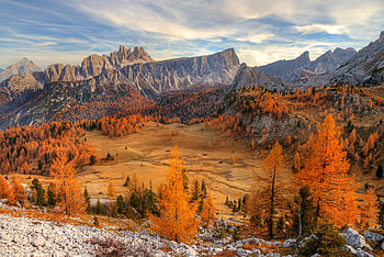 Dolomites Mountains Landscape, mountains, nature HD wallpaper