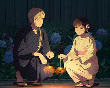 Kiyoka & Miyo — My Happy Marriage: Moonlit Sparklers, Anime, My Happy Marriage, Kiyoka Kudou, Miyo Saimori HD wallpaper
