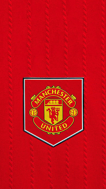 Manchester United, red, badge HD phone wallpaper