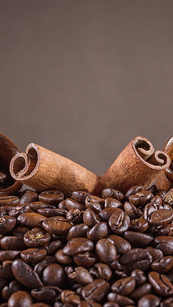 Coffee beans , Cinnamon , Coffee beans cups HD phone wallpaper