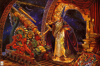 Merlin, , illusion, magic, fantasy HD wallpaper