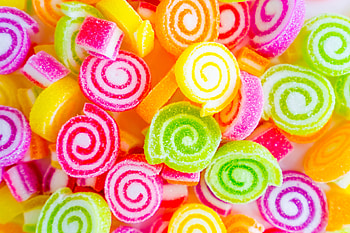 Colorful, candies, sweet rolles HD wallpaper