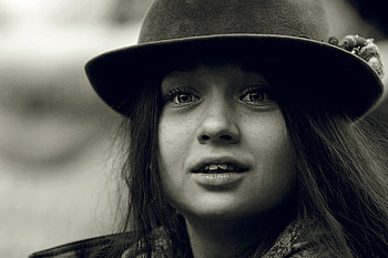 for you YwYka, suprise, eyes, girl, black HD wallpaper