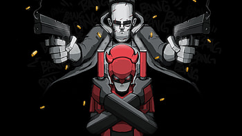 Daredevil Vs Punisher, daredevil, superheroes, artwork, behance, punisher HD wallpaper