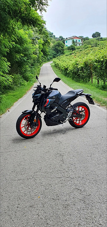 MT 125 2020, automotive lighting, motorcycle HD phone wallpaper