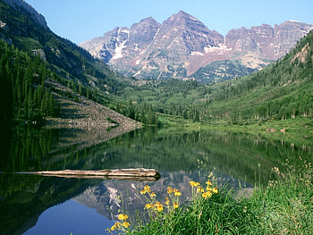 Landscape, Rivers, Mountains HD wallpaper