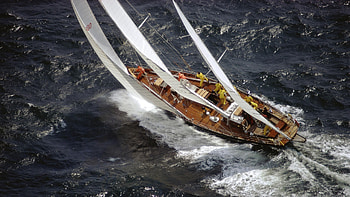 Racing sailboat, Sports action shots, Thrilling competition, Sailing adrenaline HD wallpaper