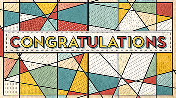 Congratulations: A Vibrant Celebration, congratulations, greeting card, colorful, geometric, celebration HD wallpaper