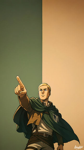 Erwin Smith, Attack on Titan HD phone wallpaper