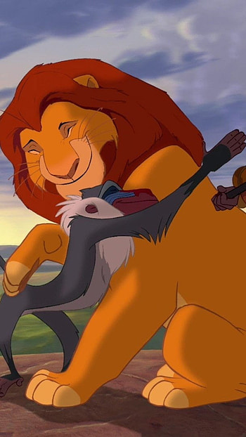Best Lion King, Rafiki Monkey, lion HD phone wallpaper