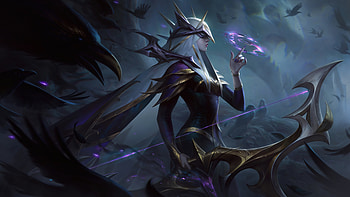 Ashe Coven Skin - , league, ashe, of, game, legends HD wallpaper