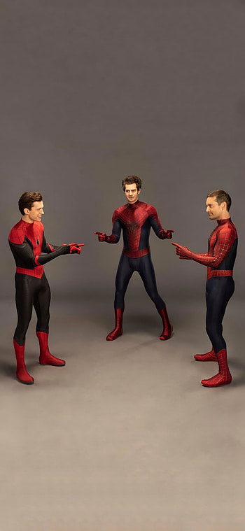 Spider Men, knee, art HD phone wallpaper