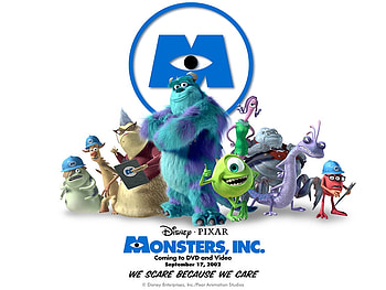 Monsters Inc (2001), Monsters Inc Movie, Animated Movie, Animation, Monsters Inc HD wallpaper