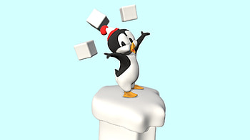 Chilly Willy, 3D model, Cartoon character, Protocept HD wallpaper