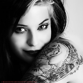 Katie Brunk, tattoo, model, katie, brunk HD wallpaper