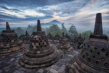 Borobudur , Background HD wallpaper