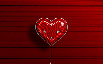 I Love Londrina, , realistic balloons, red wooden background, Day of Londrina, brazilian cities, flag of Londrina, Brazil, balloon with flag, cities of Brazil, Londrina flag, Londrina HD wallpaper