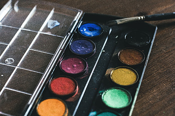 Miscellanea, Miscellaneous, Paints, Brush, Artist, Palette, Tassel HD wallpaper