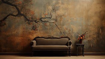 Elegant Vintage Couch Room, room, couch HD wallpaper