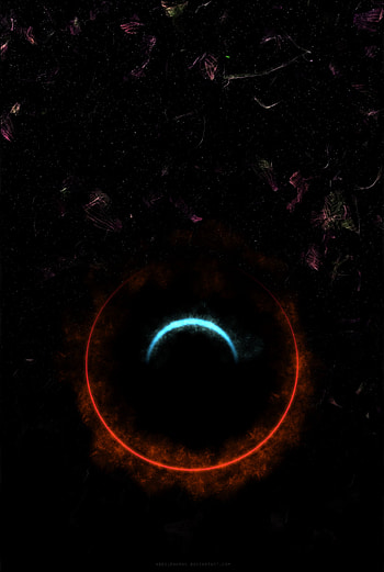 Smoke, Dark, Ring, Glow HD phone wallpaper