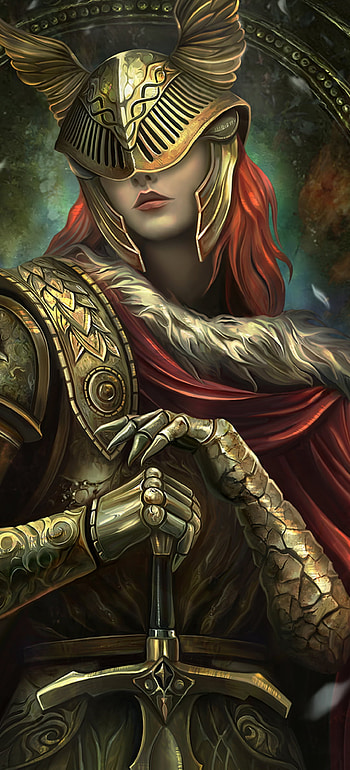 Elden Ring, Videogame, Game, Souls, Dark, Knight, Chevalier, Girl, Lady HD phone wallpaper