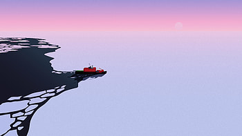 Ice Breaker Minimal , artist, artwork, digital-art, minimalism, minimalist HD wallpaper
