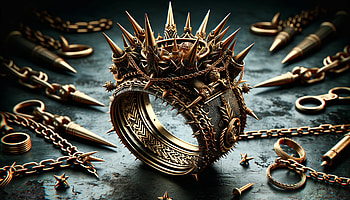 Majestic Golden Crown Ring, gold ring, ring HD wallpaper