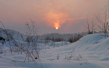 Winter, Nature, Sky, Sun, Shine, Light HD wallpaper