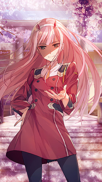 Zero Two Smile, Zero Two (Darling in the FranXX), Anime, Darling in the FranXX HD phone wallpaper