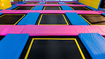 Soaring injury rates, Trampoline park debate, Public liability, Trampolining HD wallpaper