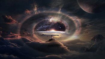 Beyond The Skies , artist, artwork, digital-art, deviantart HD wallpaper